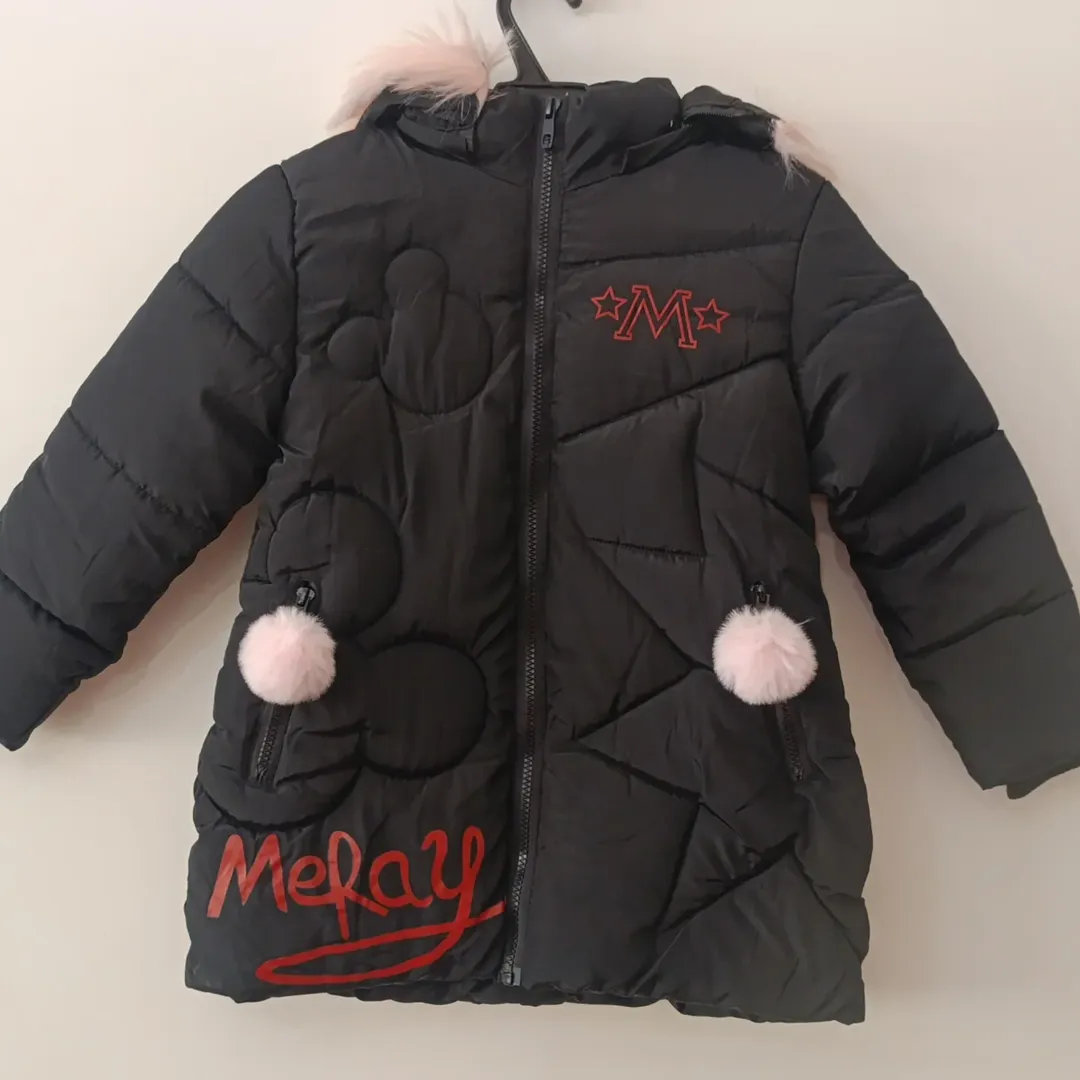 کاپشن دخترانه لاینر دار مناسب برای ۷ تا ۹ سال